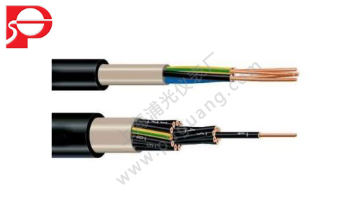 Flame-retardant control cable