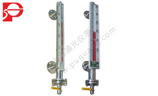 Electric heat tracing magnetic flap liquid level gauge