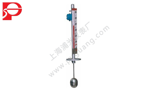 Top mounted magnetic flap liquid level gauge