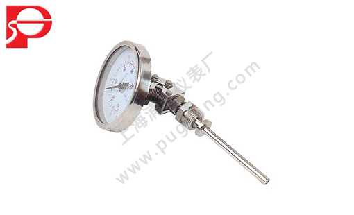 Anti-corrosion type bimetallic thermometer