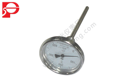 Type axial bimetallic thermometer